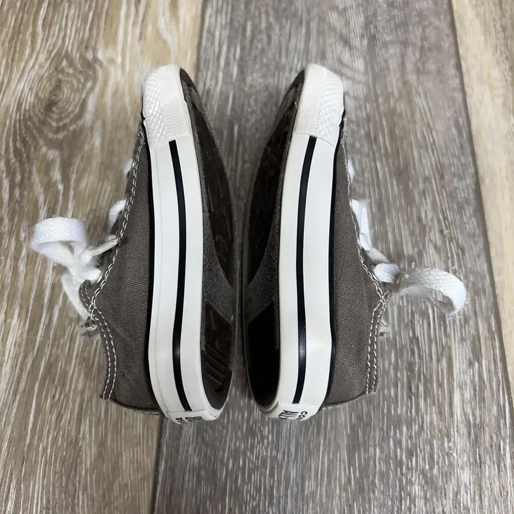 Converse Infant Youth US Size 5 Chuck Taylor Charcoal Gray Sneaker Shoes 7J794
